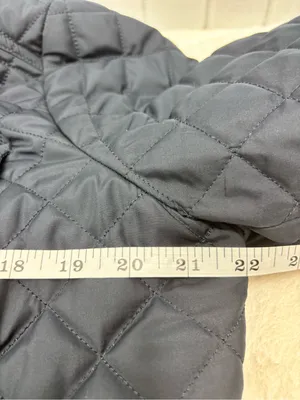 Michael Kors Quilted Dark Navy Hooded Puffer Coat thumbnail 13