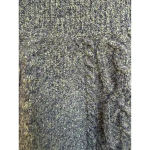 Moth Anthropologie Blue Gray Wool Cable Knit Mini Skirt Womens Size XS thumbnail 3