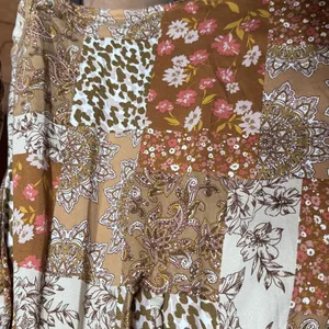 Haptics Country Bliss Patchwork Boho Blouse Floral Paisley Size Large thumbnail 8
