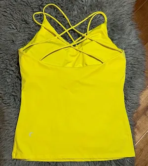 Zyia Strappy Cut Out Fantastic Tank Top Medium thumbnail 1