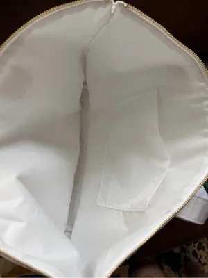 BRIDE White Tote Bag with Gold Appliqué thumbnail 4