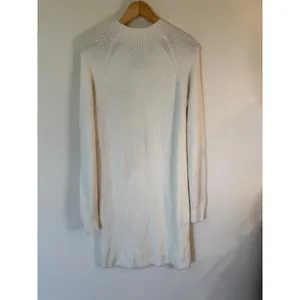 NWT Abercrombie & Fitch Long Sleeve Knit Dress White Women's Medium Classic thumbnail 2