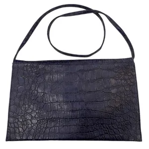 Brahmin Leather Envelope Bag Croc Detail Leather Crossbody Laptop Bag By Orange Caramel thumbnail 4