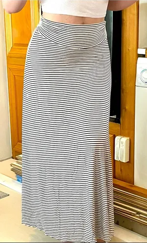 A'Gaci Striped maxi skirt thumbnail 1