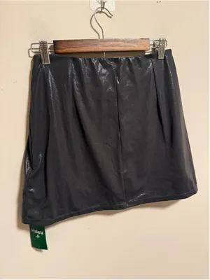 NWT Halara Softlyzero™ Faux Leather High Waisted Split Hem Skort- Size Medium thumbnail 9
