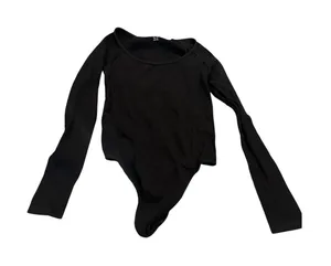 out from Under Black XS/S Ribbed Bodysuit thumbnail 1