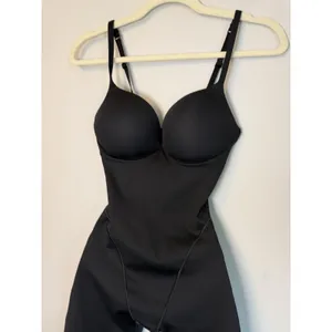 SKIMS Ultimate Mid Thigh Bodysuit Onyx Black Butt Enhancing XS Shapewear NWT thumbnail 9