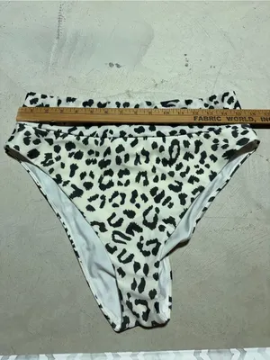 Aerie high cut cheeky Leopard Print Bikini Bottoms XL thumbnail 10