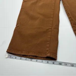 Judy Blue High Rise‎ Control Top Wide Leg Crop Jean Camel Brown Size 13 / 31 thumbnail 13