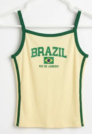 Nikxie Los Angeles Brazil Rio Da Janeiro Cami Top. Size Small thumbnail 1