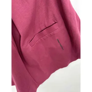 Trace Fashion Womens Magenta Blazer Jacket Organic‎ Cotton Size L Sustainable thumbnail 6