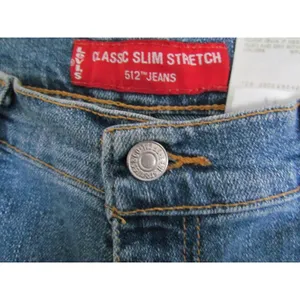 Vintage Levi's 512 Classic Slim Stretch Jeans Size‎ 30 Medium Wash High Rise thumbnail 8