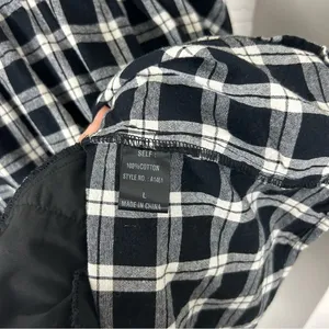 Day & Moon Red Dress Boutique Pinky Promise Black Plaid Dress Size L thumbnail 10