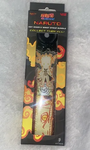Naruto Uzumaki Keystrap/Keychain (Naruto Shippuden) Yellow thumbnail 1