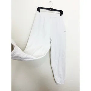 Aritzia TNA Cozy Fleece Mega Sweatpants Size Small White Jogger thumbnail 11