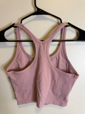 Pink cropped tank  thumbnail 2