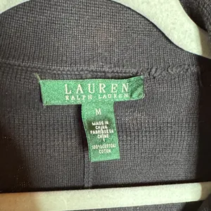 Vintage Lauren Ralph Lauren Black Cotton Crested School Boy Blazer Size Medium thumbnail 3