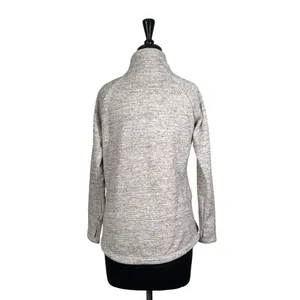 Athleta Cozy Karma Asymmetrical Zip Pullover Small thumbnail 4