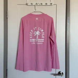 Life Is Good Vibrant Pink Crew Neck Top thumbnail 3