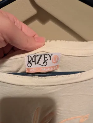 Dazey LA White Graphic Tee thumbnail 3