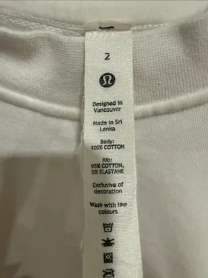 lululemon athletica White Crewneck Sweatshirt thumbnail 5