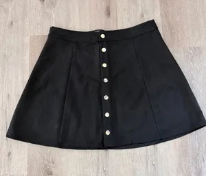 Faux suede skirt Black Size L thumbnail 1