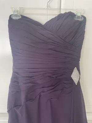 Purple Bridesmaid / Prom Dress Size 6 thumbnail 3