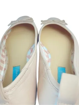 Draper James Women's Ballet Flats in Blush Pink with Bow thumbnail 6