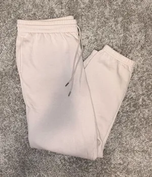 H&M Jogger Sweatpants Cream Color Size XL NWT thumbnail 1