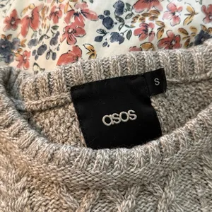 ASOS Heather Tan/Cream Cable Knit Pullover thumbnail 4
