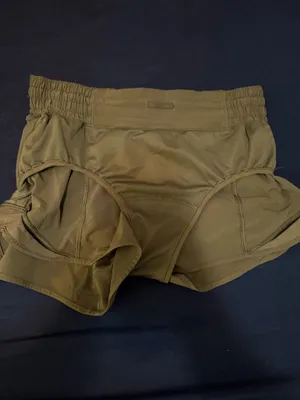 Lululemon Army Green Hotty Hot shorts thumbnail 3