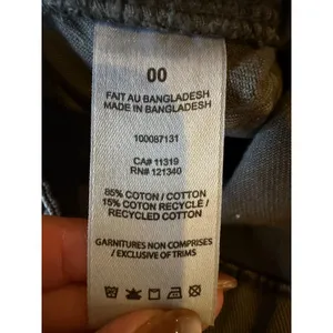 Garage Cargo Pants Women 00 Grey Utility Straight Leg Streetwear Grunge Punk Y2K thumbnail 9