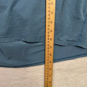 Lululemon Size 14 Back in Action Short Sleeve T-Shirt Utility Blue Relaxed Fit thumbnail 8