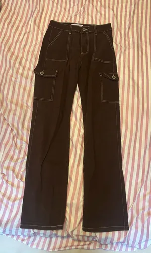 Brown baggy pants Size 6 thumbnail 1