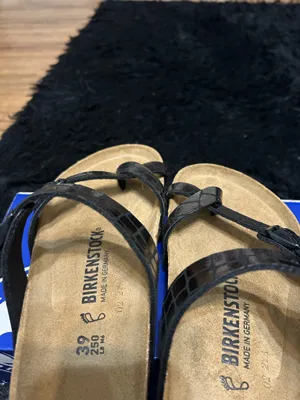 Birkenstock Mayari black metallic gladiator sandals shoes new thumbnail 3