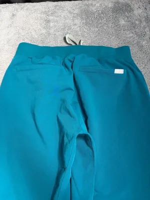 Figs pacific blue Teal Drawstring Jogger scrub Pants M/P thumbnail 9