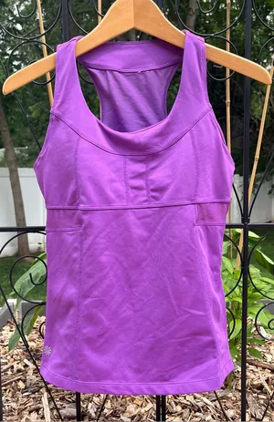 Athleta PR Racerback Tank Purple Size S Activewear Running Yoga Pilates Gym thumbnail 1