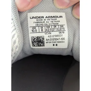 Womens Sz 10.5 Under Armour Charged Rogue Lace-Up White Trainers 3021247_106 thumbnail 2
