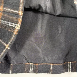 Hollister Women Black Plaid Stretch‎ Waist Ultra Hi-Rise Lined Skirt Size Medium thumbnail 6