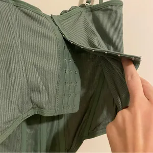 Urban Outfitters Sage Green Corset Top size Medium thumbnail 6