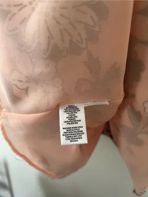 Loft Peach Pink Modest Floral Midi Dress XS Feminine Church Teacher Office thumbnail 5