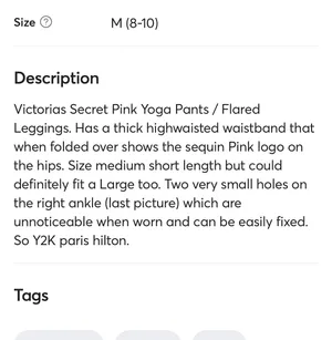Victoria's Secret yoga pants thumbnail 4