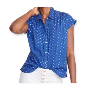 Old Navy🦎Polka Dot Button Down🌵 thumbnail 1