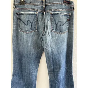 Citizens of Humanity Ingrid Low Rise Flare Jeans Y2K Stretch Denim 30 thumbnail 8