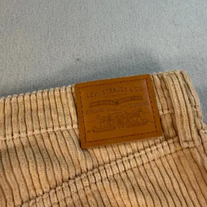 Levis Premium Ribcage Straight Ankle Corduroy Pants Tan Beige Womens 31 thumbnail 5