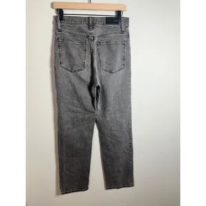 Madewell The Perfect Vintage Straight Jean Cosner Wash Faded Black Grey 27 thumbnail 5
