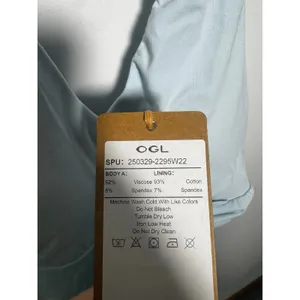 OGL Smoky Light Blue Halter Neck Banded Hem Bra Tank Top Womens Size S New thumbnail 6