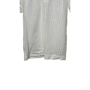 Anthropologie Women Mini Dress V-Neck Tiered 3/4 Sleeve‎ Tunic White Size XS NWT thumbnail 4
