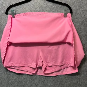 Olivia Sport Pink Skort Size L Athletic Tennis Skirt‎ Shorts Y2K Activewear thumbnail 4