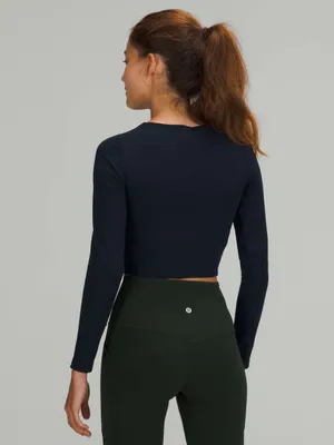Lululemon Ebb to Street Long Sleeve True Navy Size 12 thumbnail 2